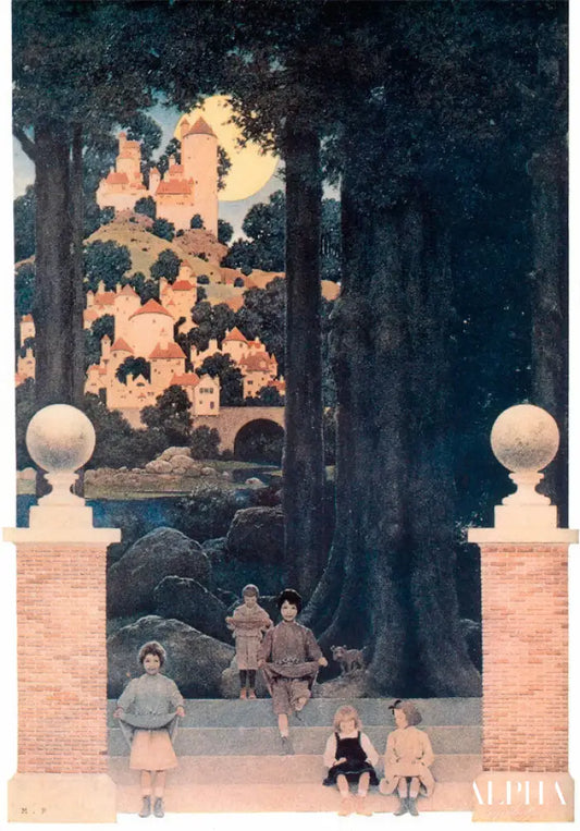 L'arbre à sucre - Maxfield Parrish - Reproductions de tableaux et peintures haut de gamme