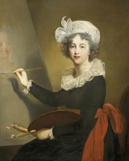 Kunstneren ved arbejdet (selvportræt) - Élisabeth Vigée Le Brun