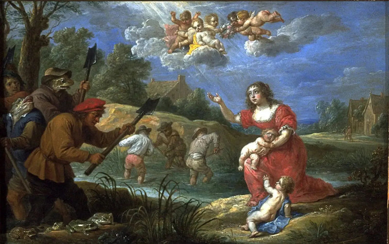 Latone og frøerne - David Teniers den Yngre