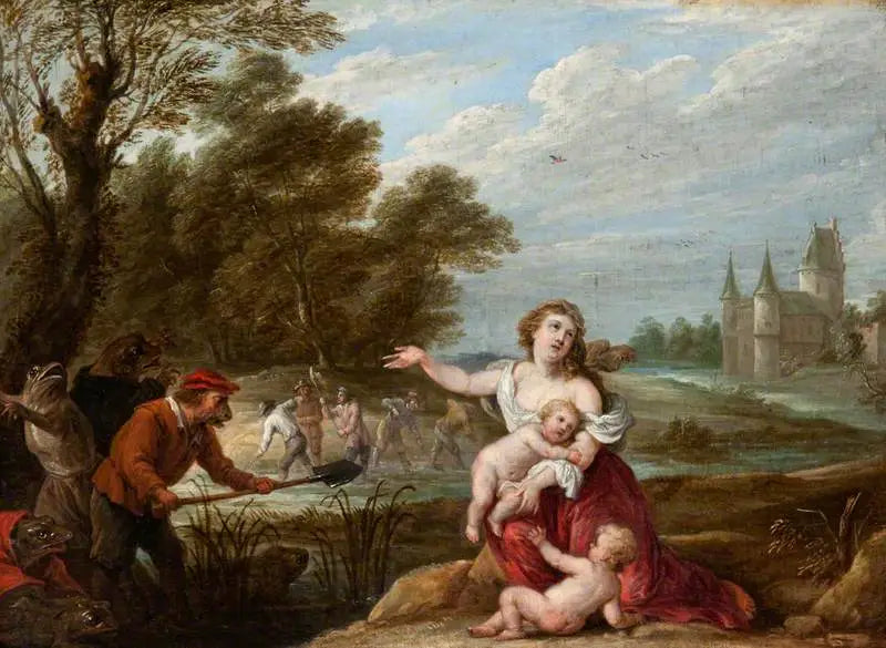 Latone og de lyciske bønder - David Teniers den Yngre