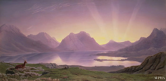 'Dawn Loch Torridon - William Turner - Reproduktioner af malerier og højkvalitets malerier'