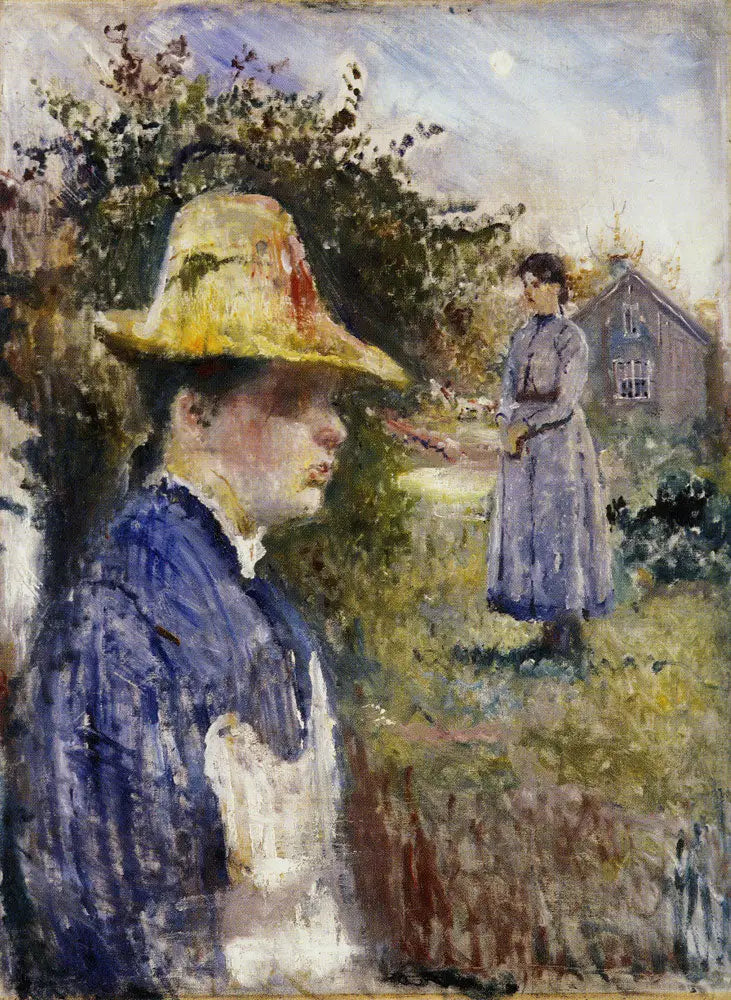 Laura og Inger i sommersolen - Edvard Munch