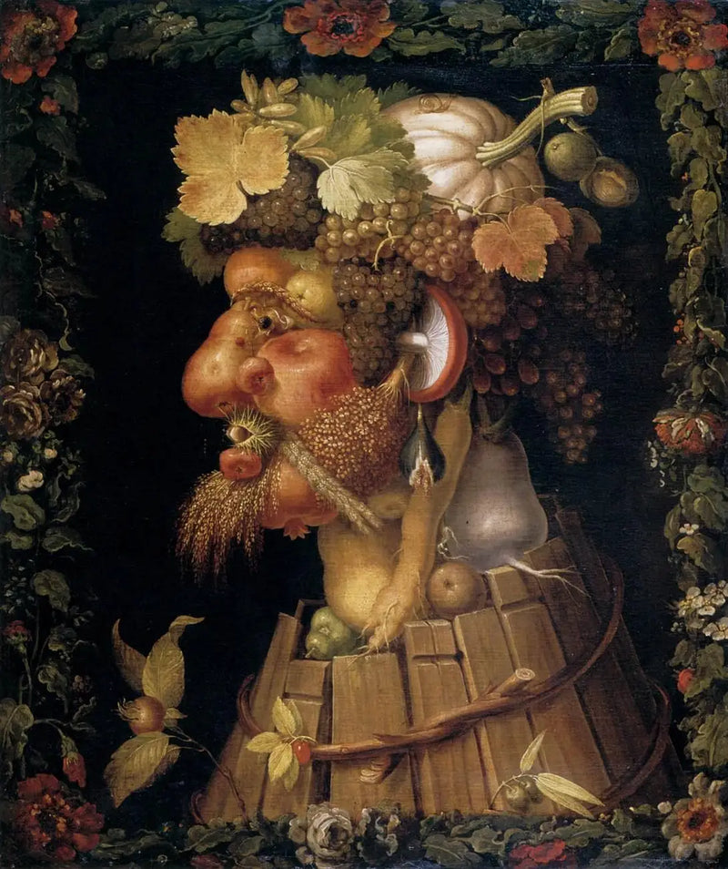 Efteråret - Giuseppe Arcimboldo