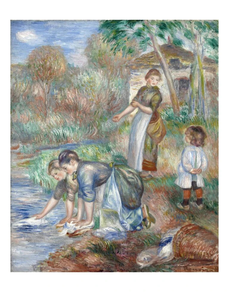 Vaskekoner - Pierre-Auguste Renoir