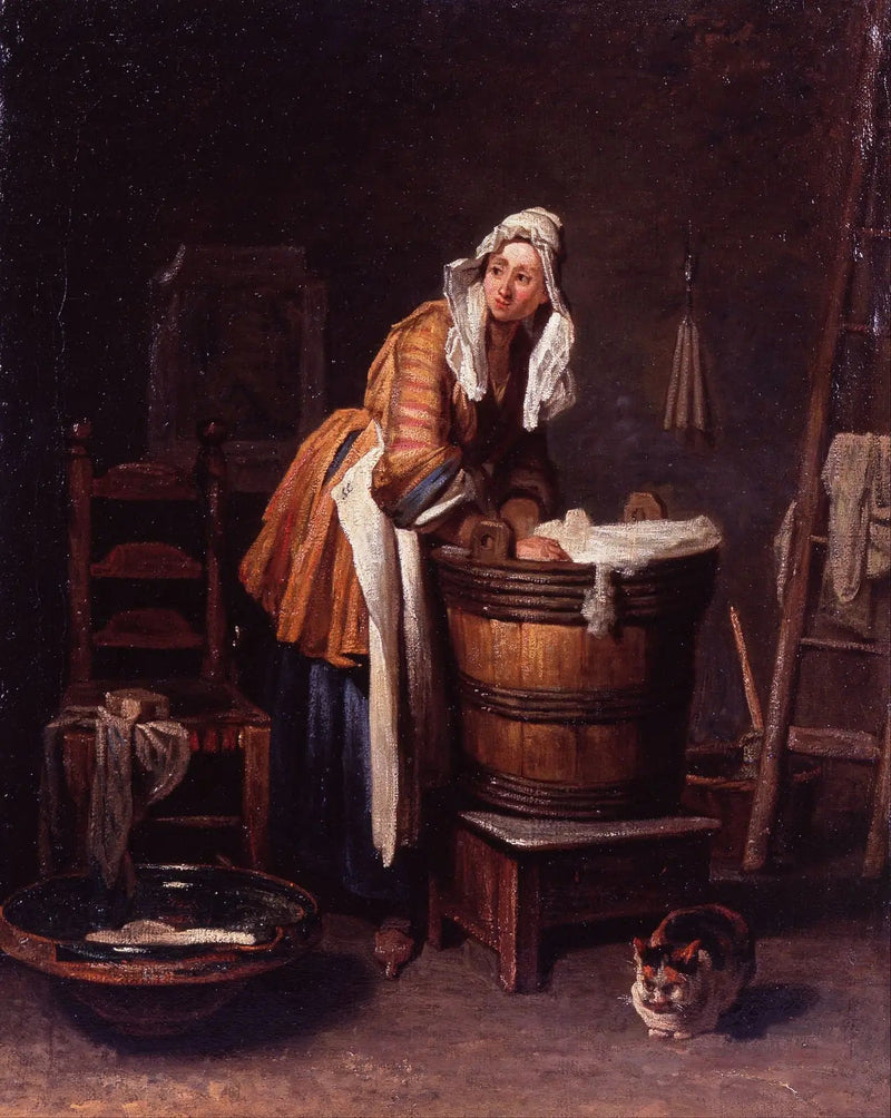 Vaskemaskine - Jean Siméon Chardin