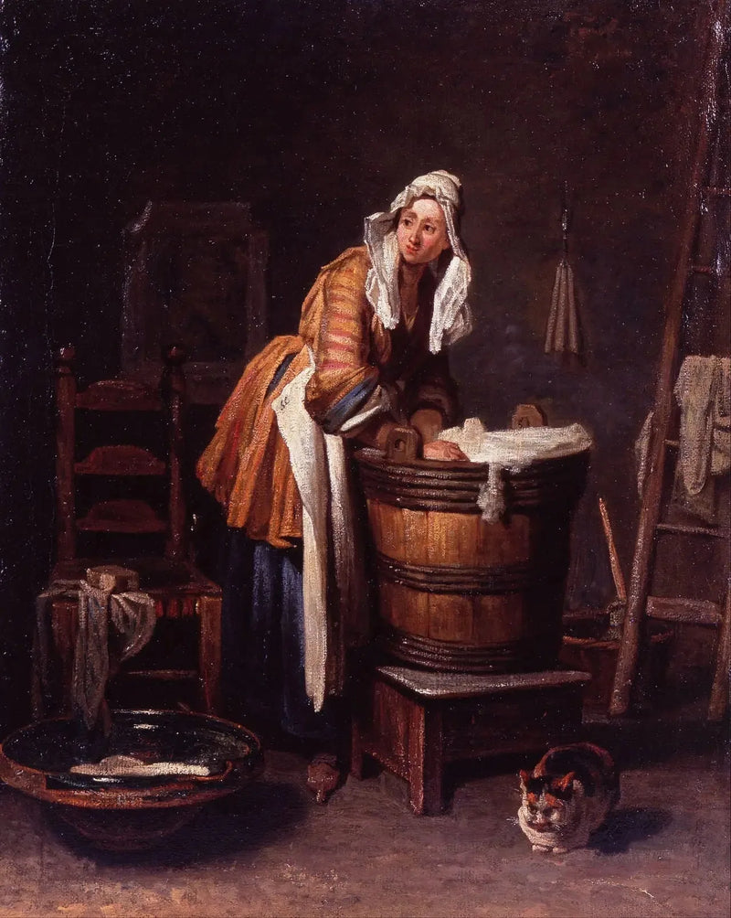 Vaskemaskine - Jean Siméon Chardin