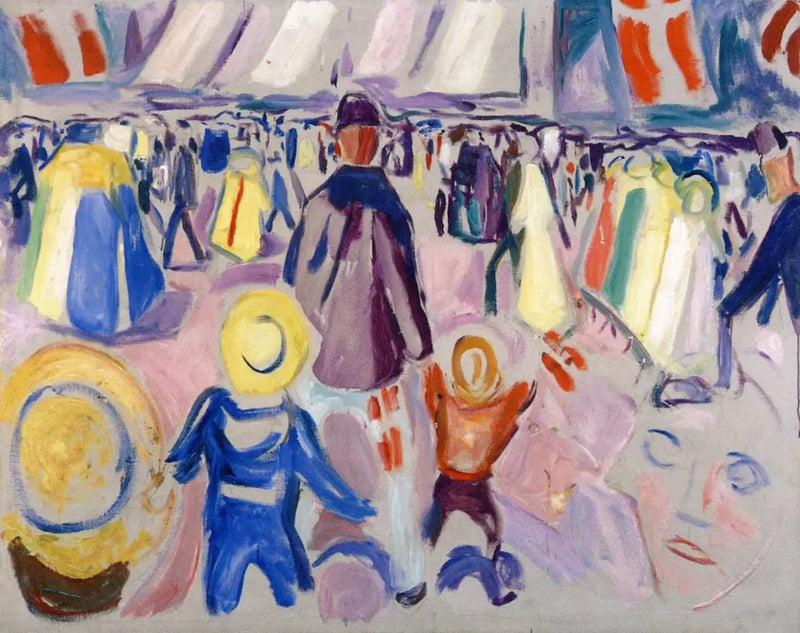 Den 17. maj i en lille norsk by - Edvard Munch