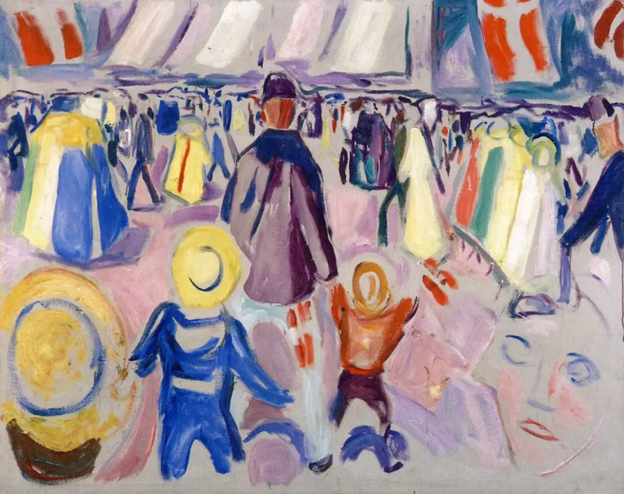 Den 17. maj i en lille norsk by - Edvard Munch