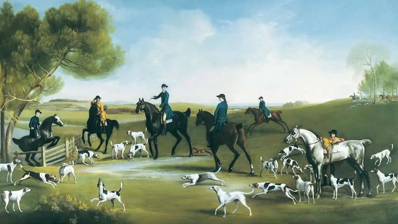 Den 3. hertug af Richmond med Charlton Hunt - George Stubbs
