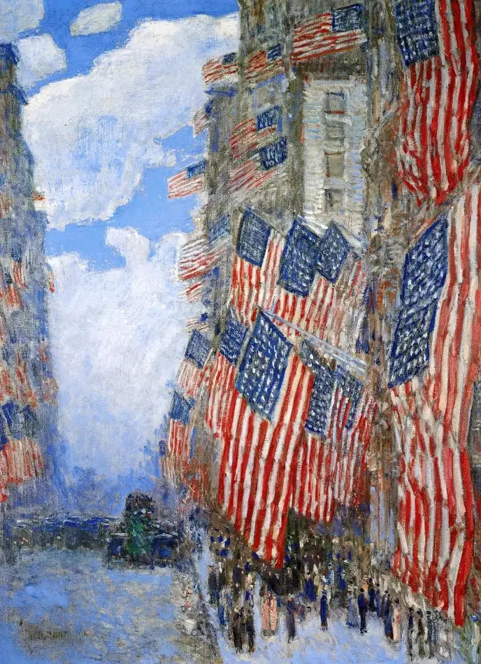 Den 4. juli 1916 - Childe Hassam