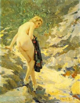 Bademanden - Robert Lewis Reid