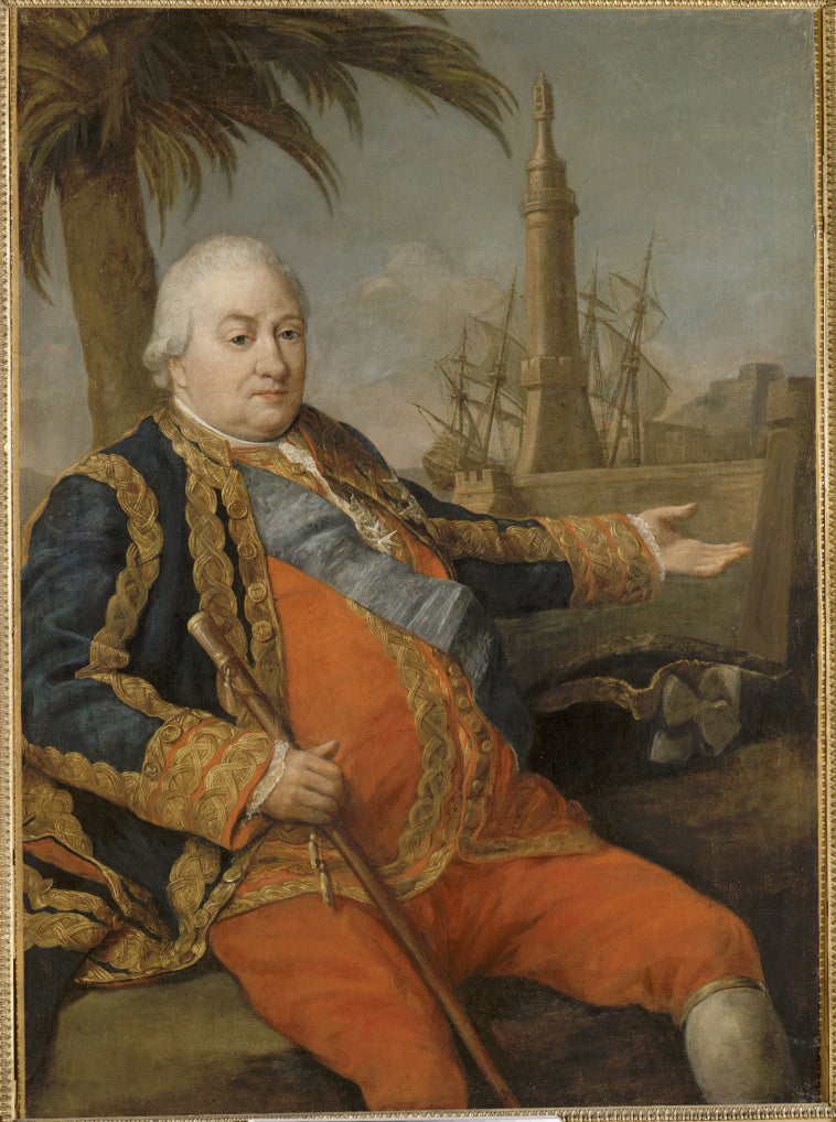 Le Bailli de Suffren, fransk admiral (1726-1788) - Pompeo Batoni