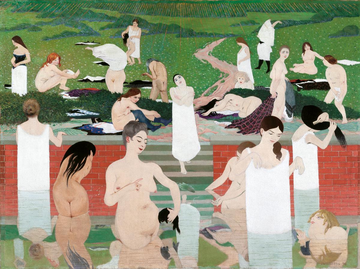 Sommeraftenbad - Félix Vallotton