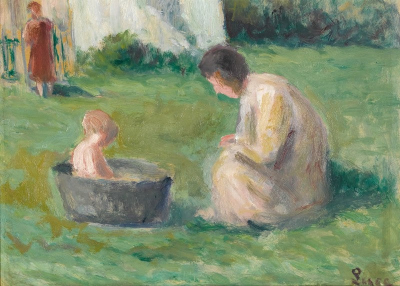 Babybadet - Maximilien Luce