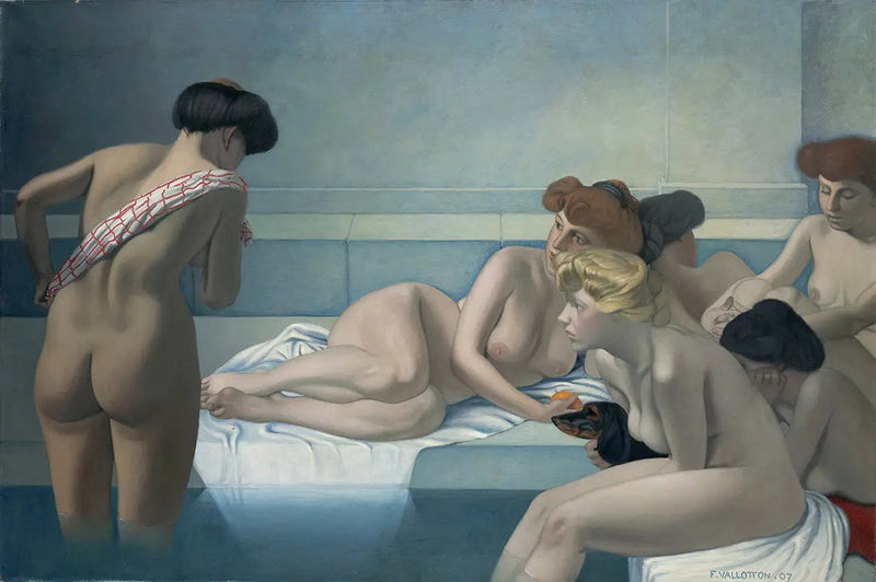 Det tyrkiske bad - Félix Vallotton