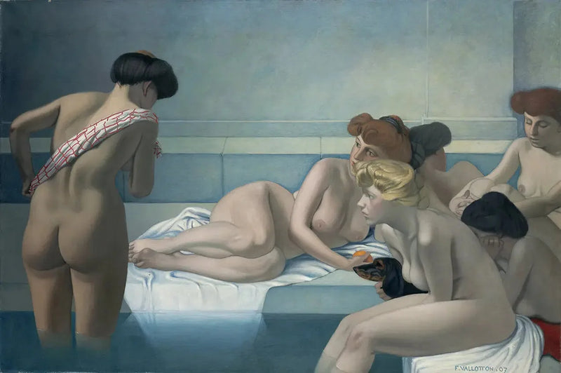 Det tyrkiske bad - Félix Vallotton