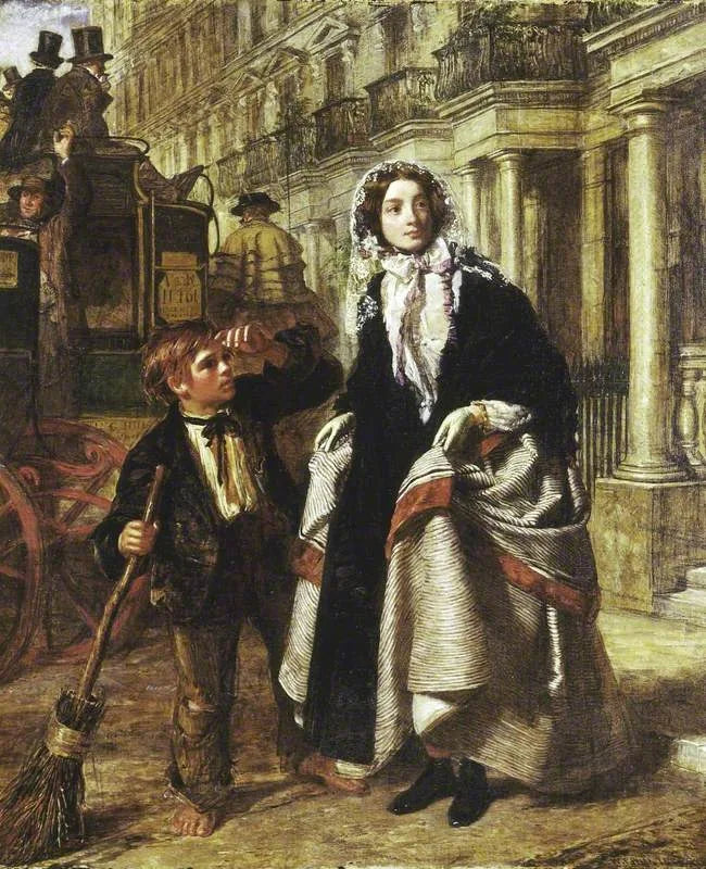 Le balayeur mendiant - William Powell Frith