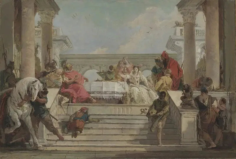 Cleopatra's Bord - Giovanni Battista Tiepolo