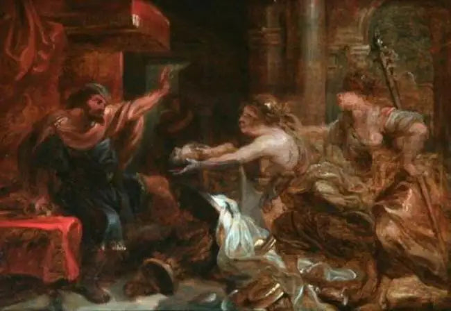 Térée's Bord (Ovid, Metamorphoses, VI, 647-674), efter 1636 - Peter Paul Rubens