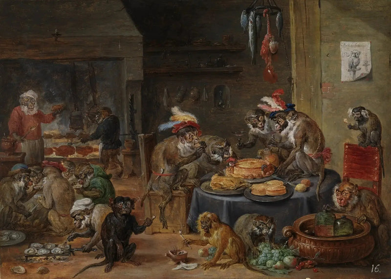 Bæltet af aber - David Teniers den Yngre
