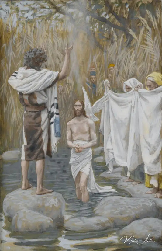 Le baptême de Jésus - James Tissot - Reproductions de tableaux et peintures haut de gamme