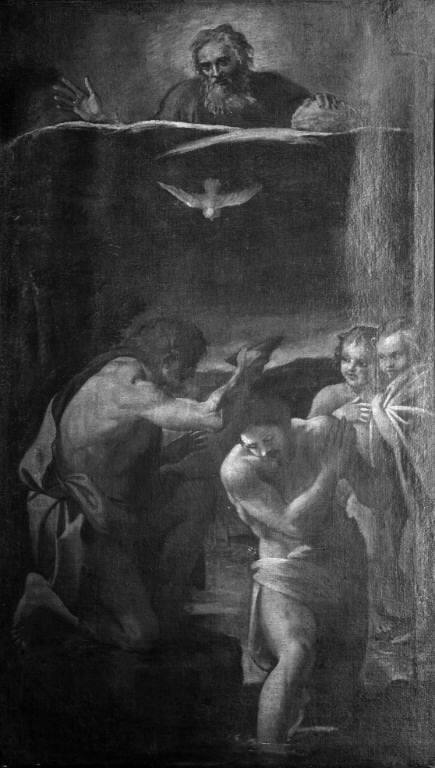 Dåben af Kristus - Annibale Carracci