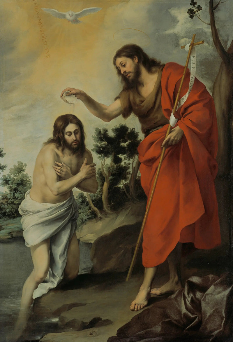 Dåben af Kristus - Bartolomé Esteban Murillo