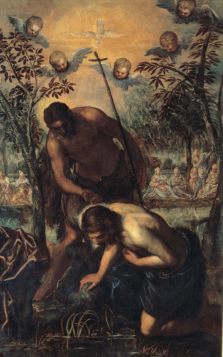 Dåben af Kristus - Jacopo Tintoretto