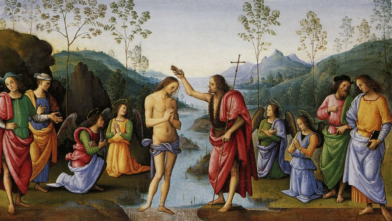 Dåben af Kristus - Pietro Perugino