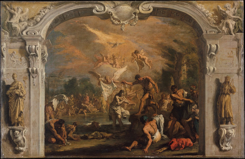 Dåben af Kristus - Sebastiano Ricci