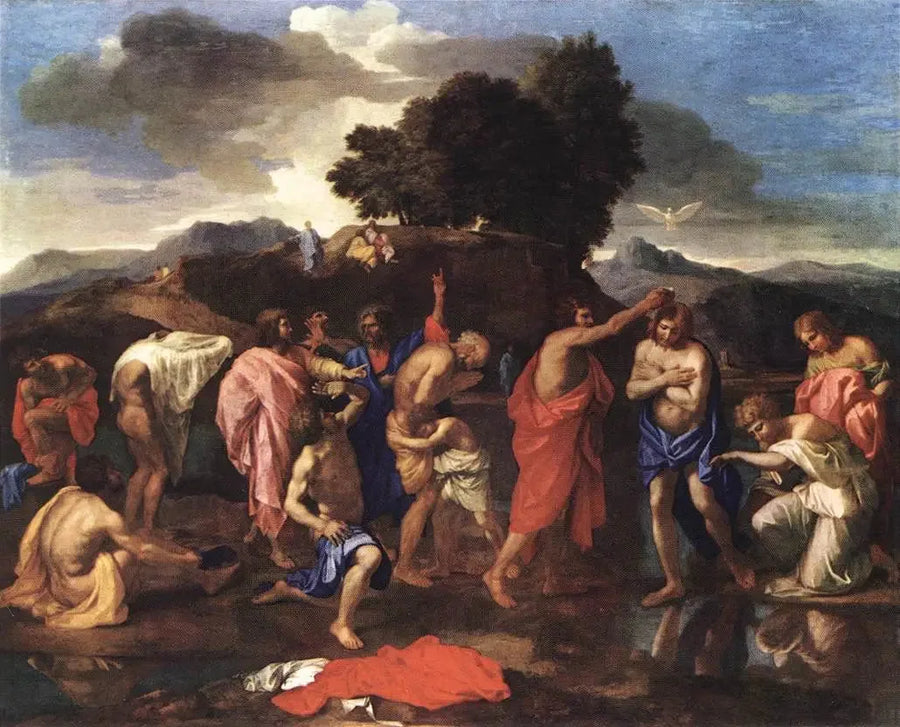 Dåben - Nicolas Poussin
