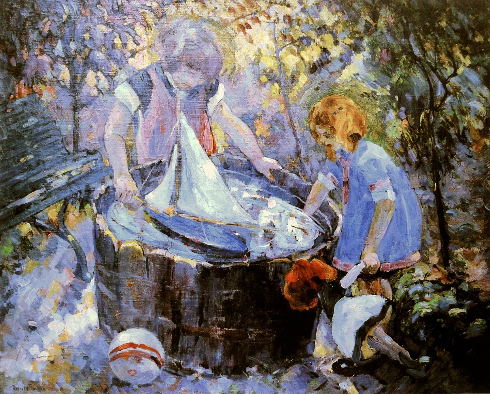 Le Baquet - Robert Antoine Pinchon - Alpha Reproduction