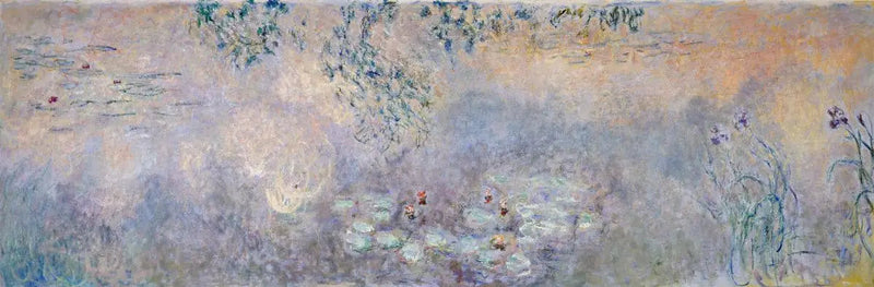 Nymfeøernes bassin med iris - Claude Monet