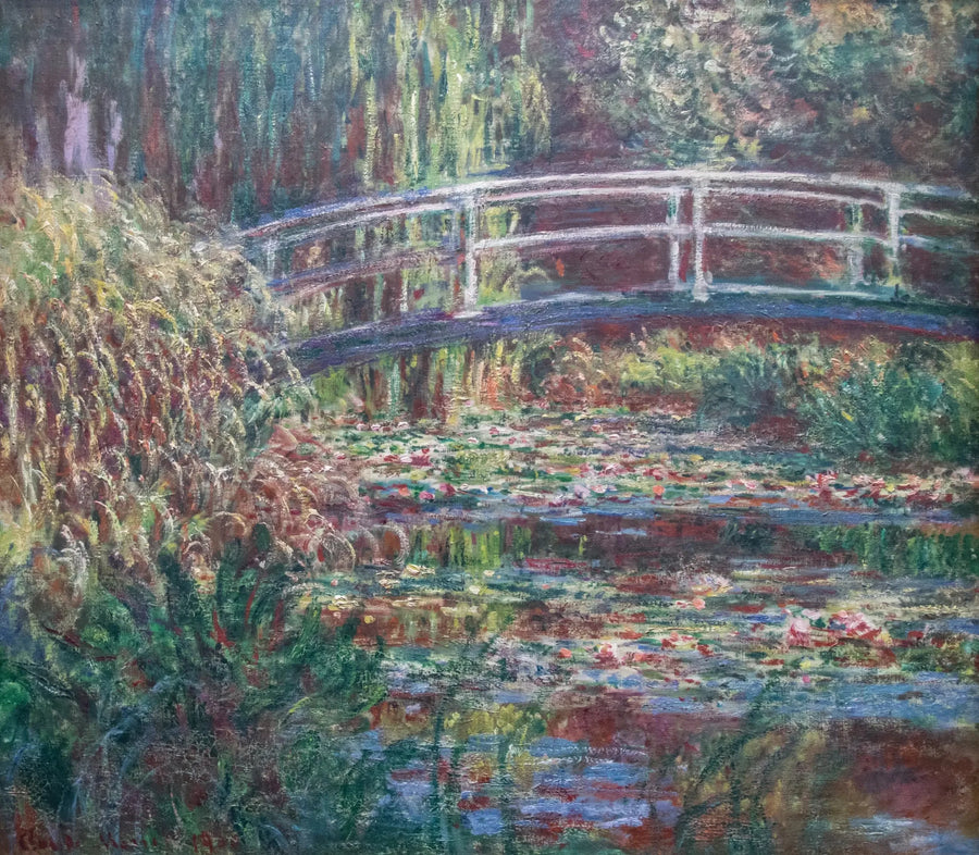 Nymfebassinet, Rosa harmoni - Claude Monet