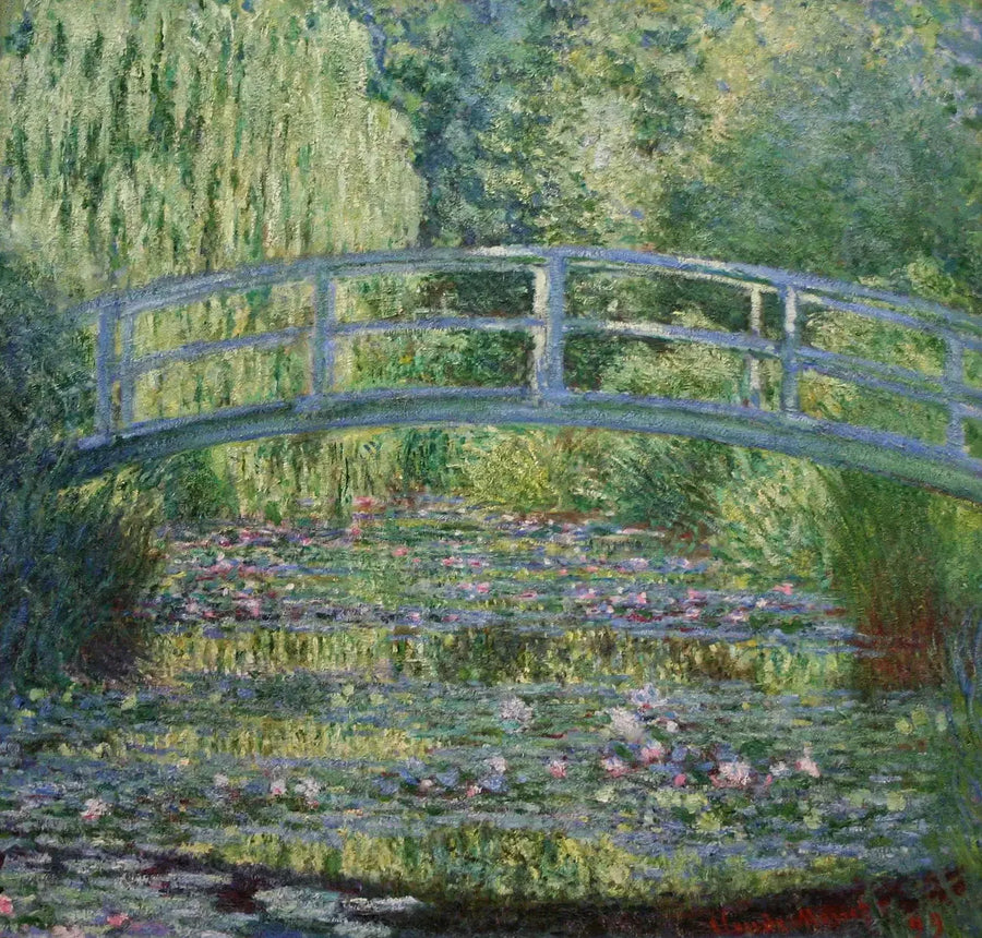 Nymfebassinet, grøn harmoni - Claude Monet