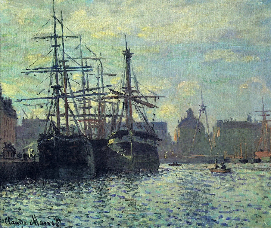 Handelsbassinet. Le Havre - Claude Monet