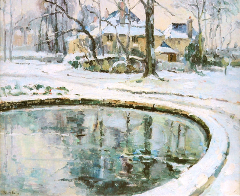 Bassinet, sne - Robert Antoine Pinchon