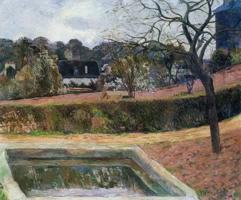 Bassinet, eller Det firkantede bassin - Paul Gauguin