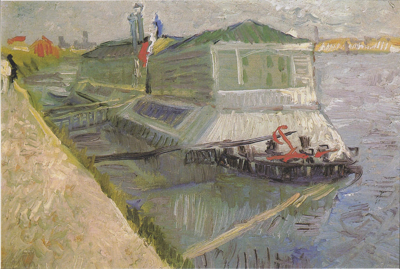 Vaskebåden på Seinen i Asnières - Vincent van Gogh