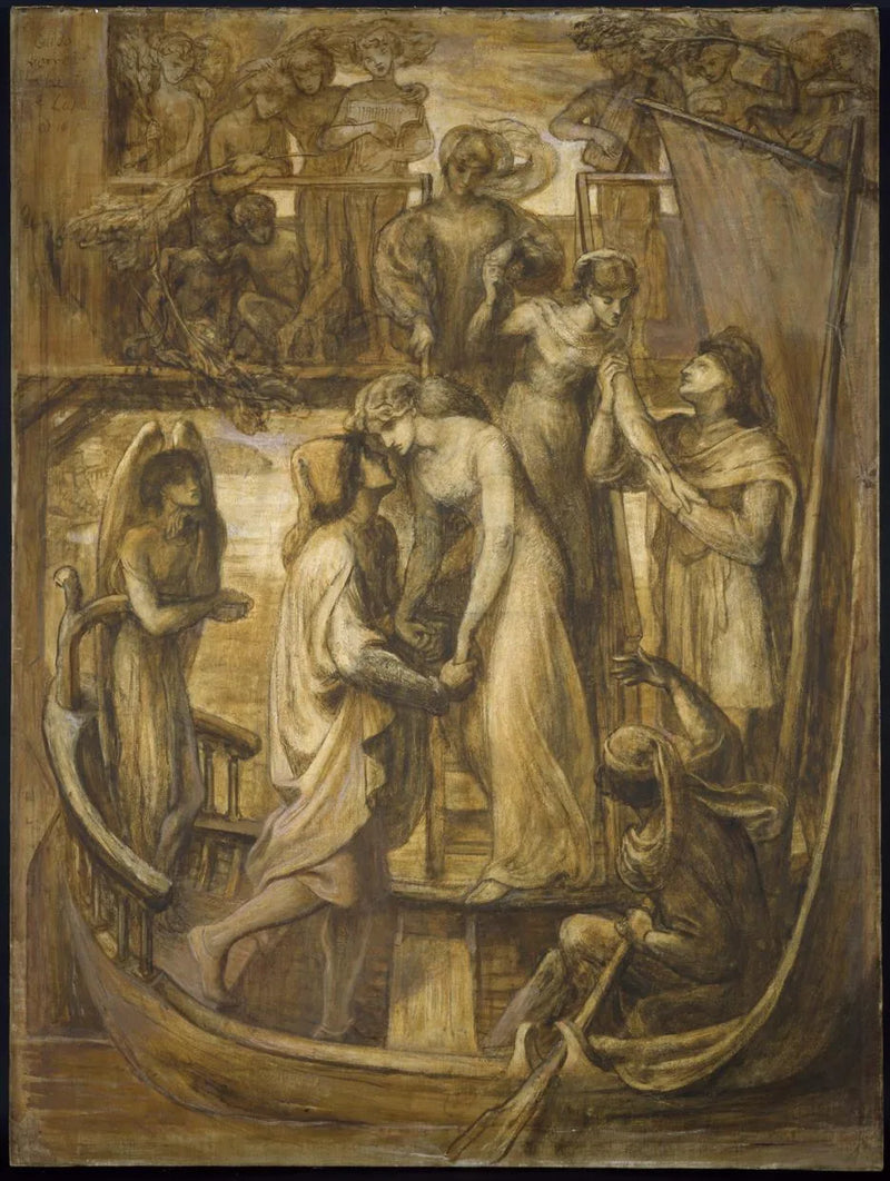 Kærlighedens skib - Dante Gabriel Rossetti