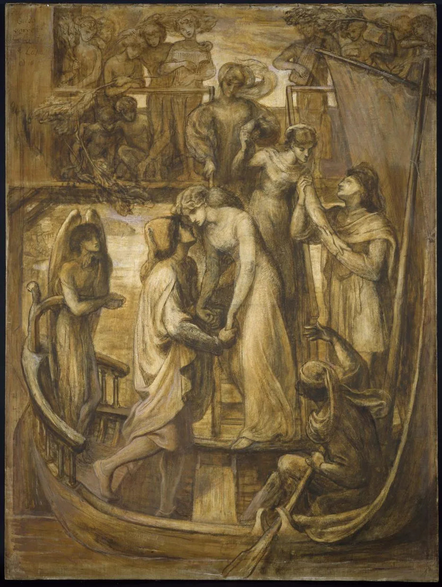 Kærlighedens skib - Dante Gabriel Rossetti