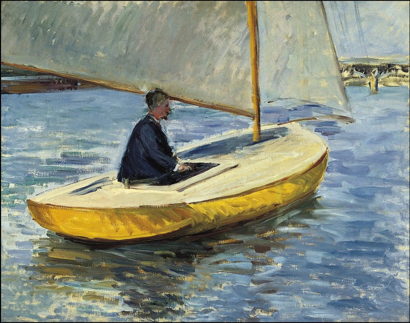 Den gule båd - Gustave Caillebotte