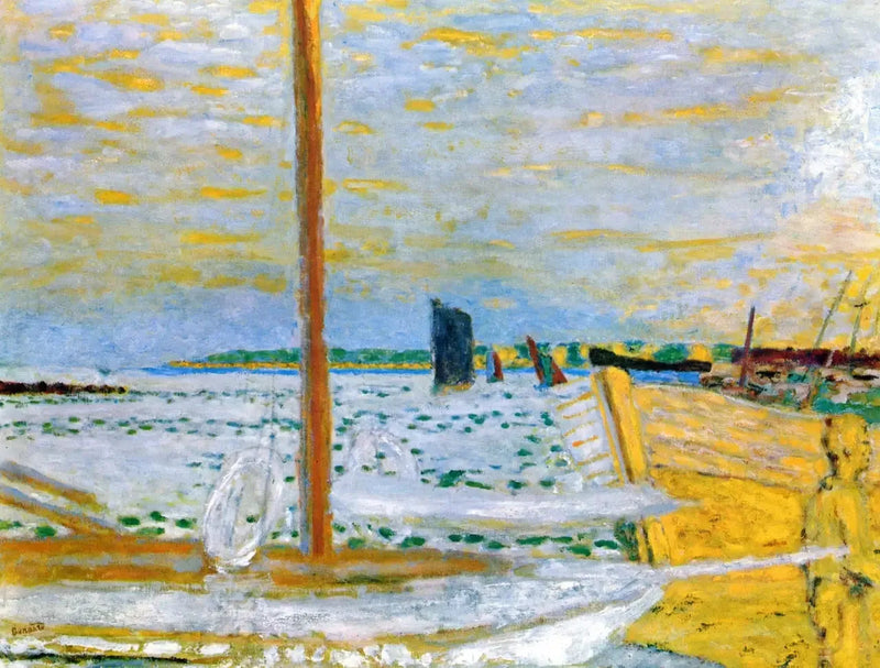 Den gule båd - Pierre Bonnard
