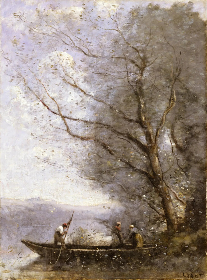 Le Bådfører - Jean-Baptiste Camille Corot