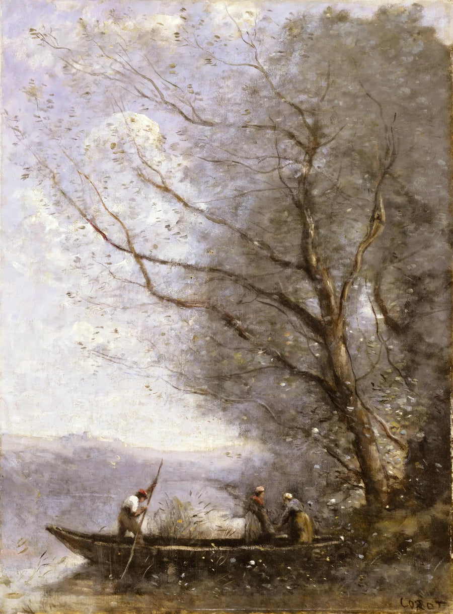 Le Bådfører - Jean-Baptiste Camille Corot