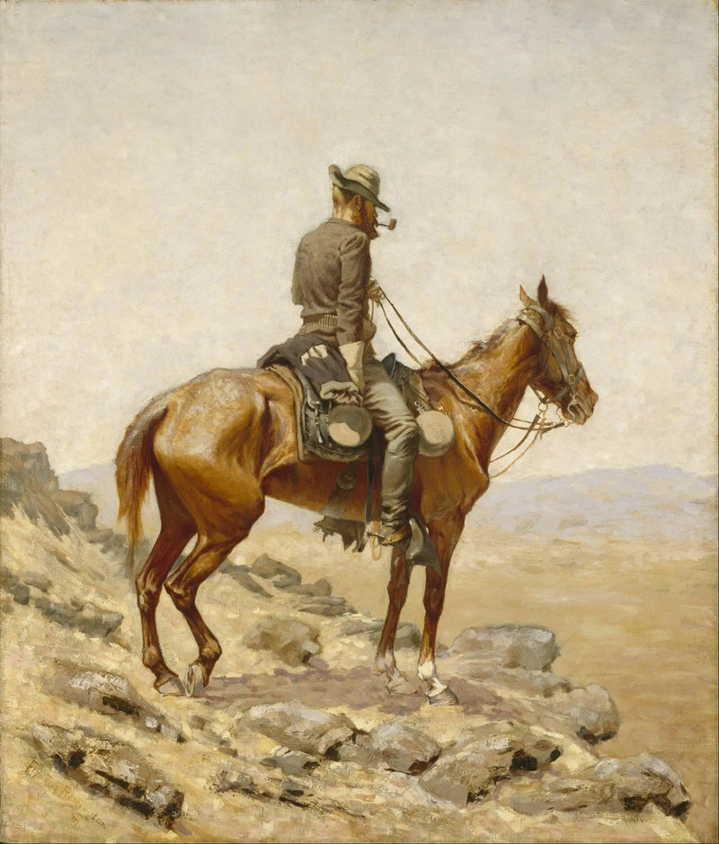 Le belvédère - Frederic Remington