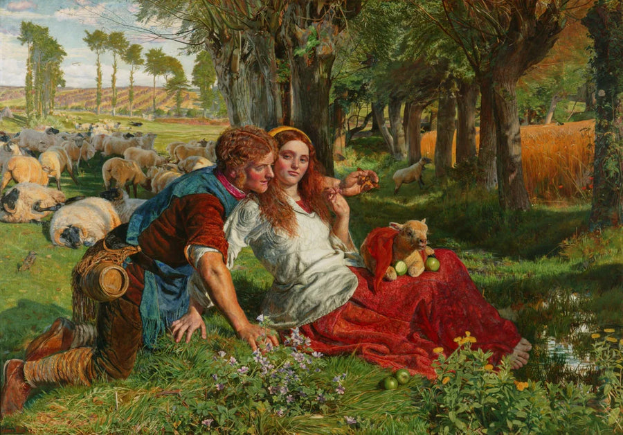 Den Lejlighedsvis Hyrde - William Holman Hunt