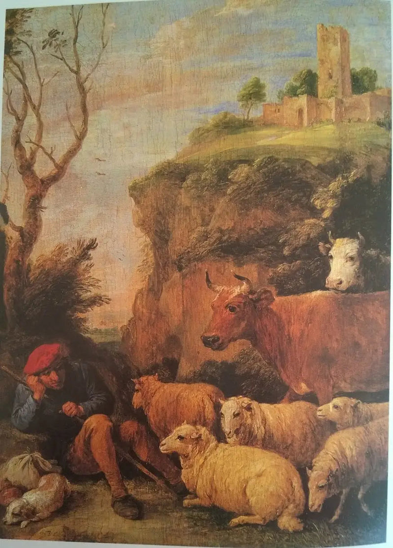 Den drømmende hyrde - David Teniers den Yngre