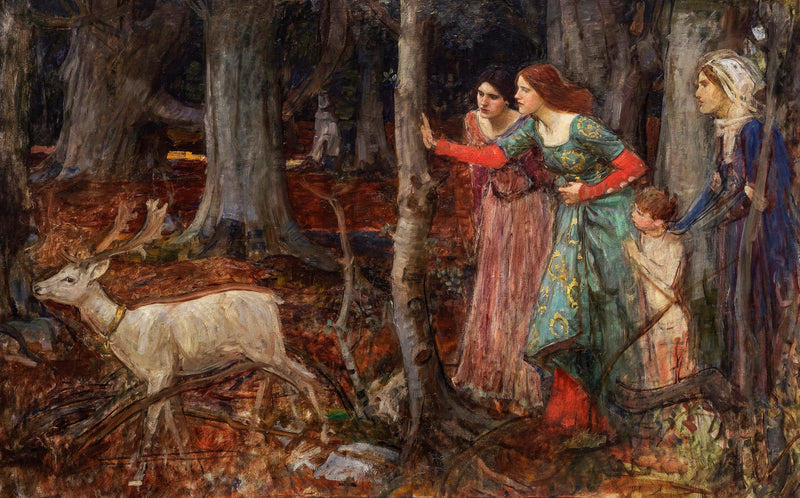 Det mystiske træ - John William Waterhouse