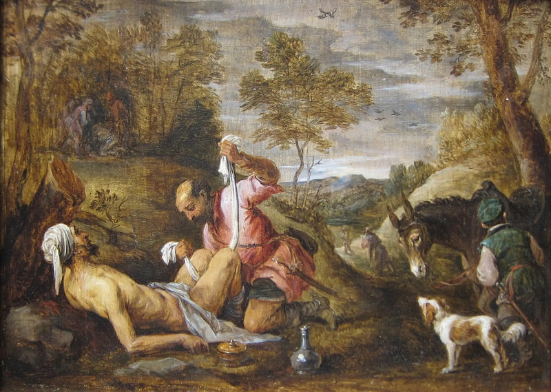 Den gode samaritan - David Teniers den Yngre
